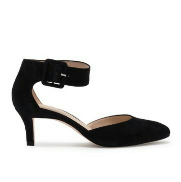 New Pelle Moda Kady Round toe suede kitten pump - Picture 3 of 5